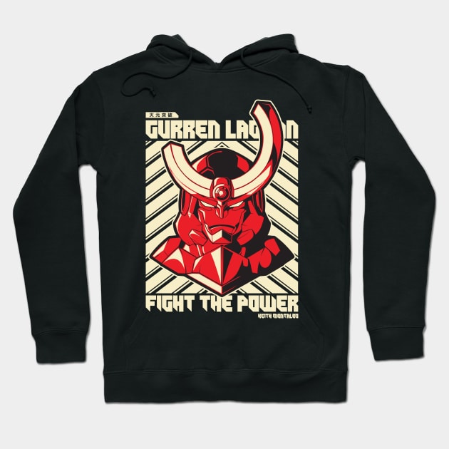 Gurren lagann hoodie sales